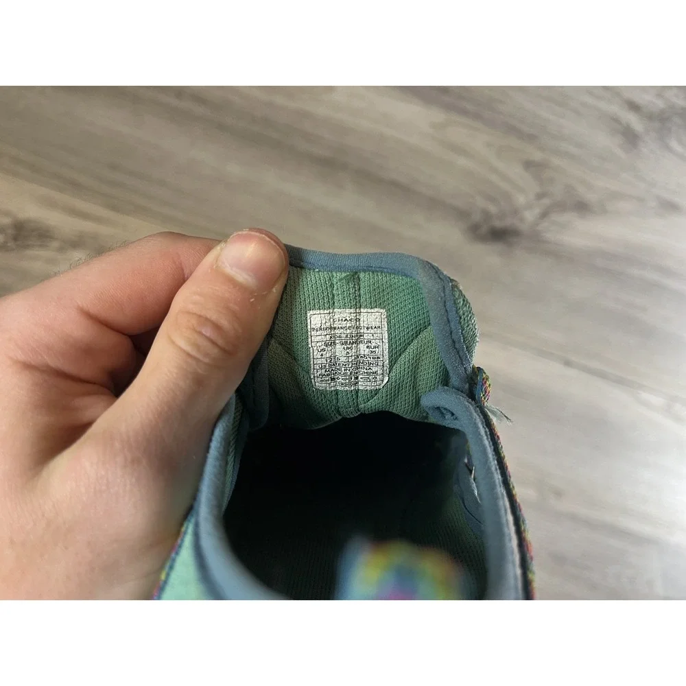 Chaco Outcross‎ Sneakers Kids 4 Green Mesh Lace Up Low Top Water Shoes J180198